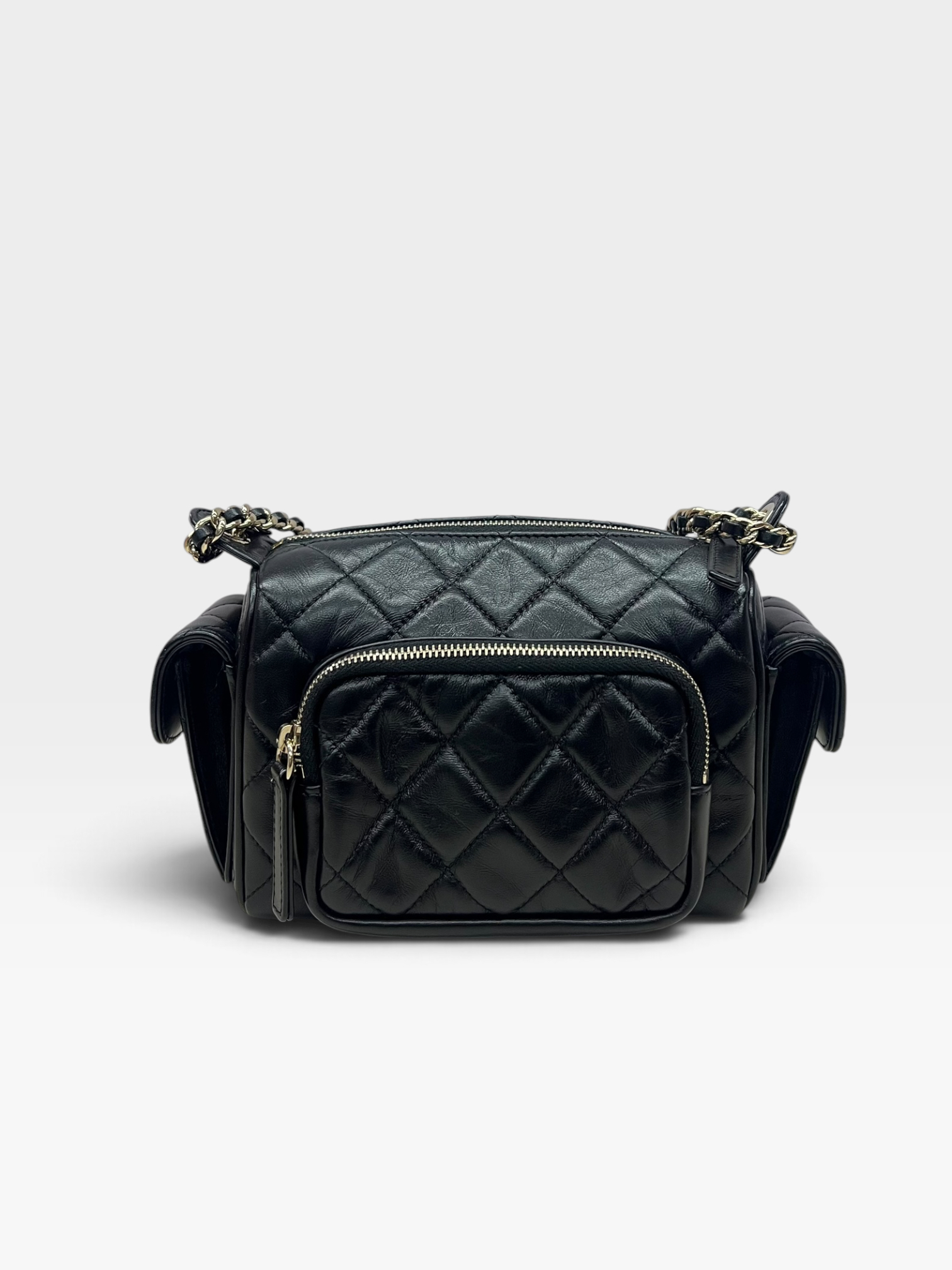 Pre-Owned CHANEL Preppy Pocket Camera Bag / Product Code: 092507