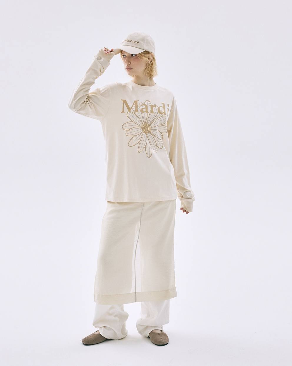 MD87 MARDI: Tshirt Long Sleeve Flowermardi