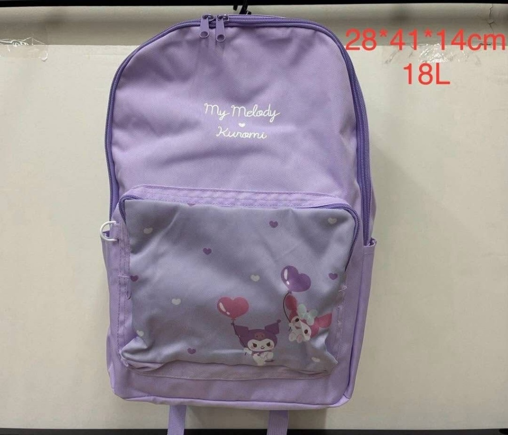 Sanrio KUROMI 背囊 - 01260316