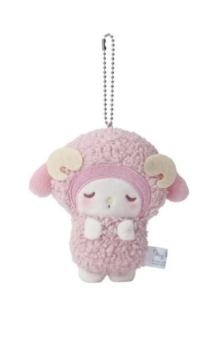 Sanrio My Melody晚安綿羊系列絨毛娃娃吊飾