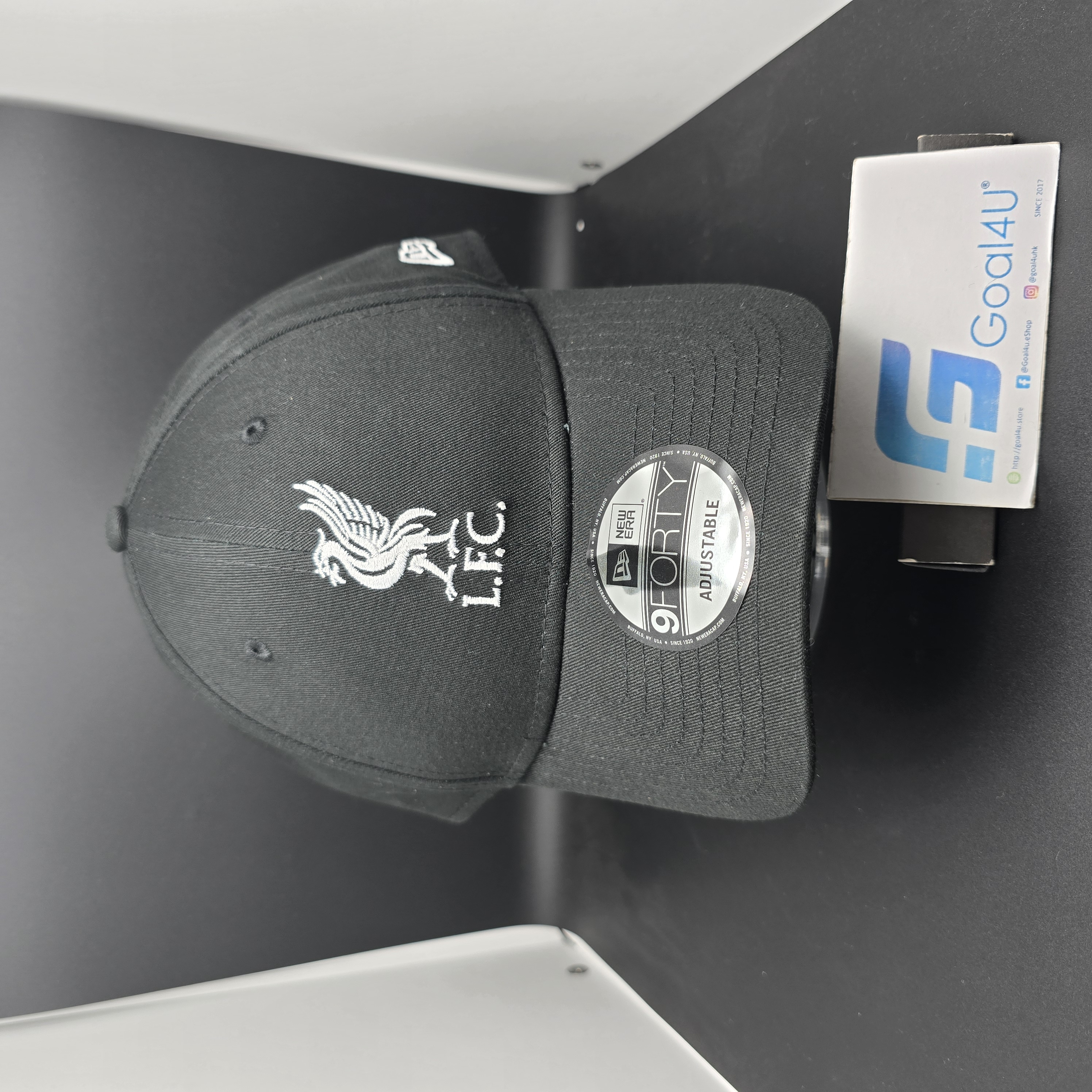 #現貨 🧢 New Era Liverpool 利物浦 Core 黑色 9FORTY 可調校帽 60793057