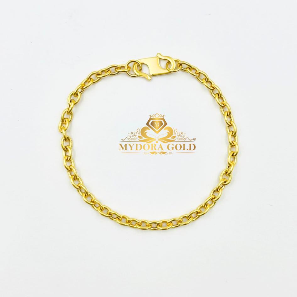 MYDORA Rantai Tangan Sauh Budak 1g+ | EMAS 916/ 22k