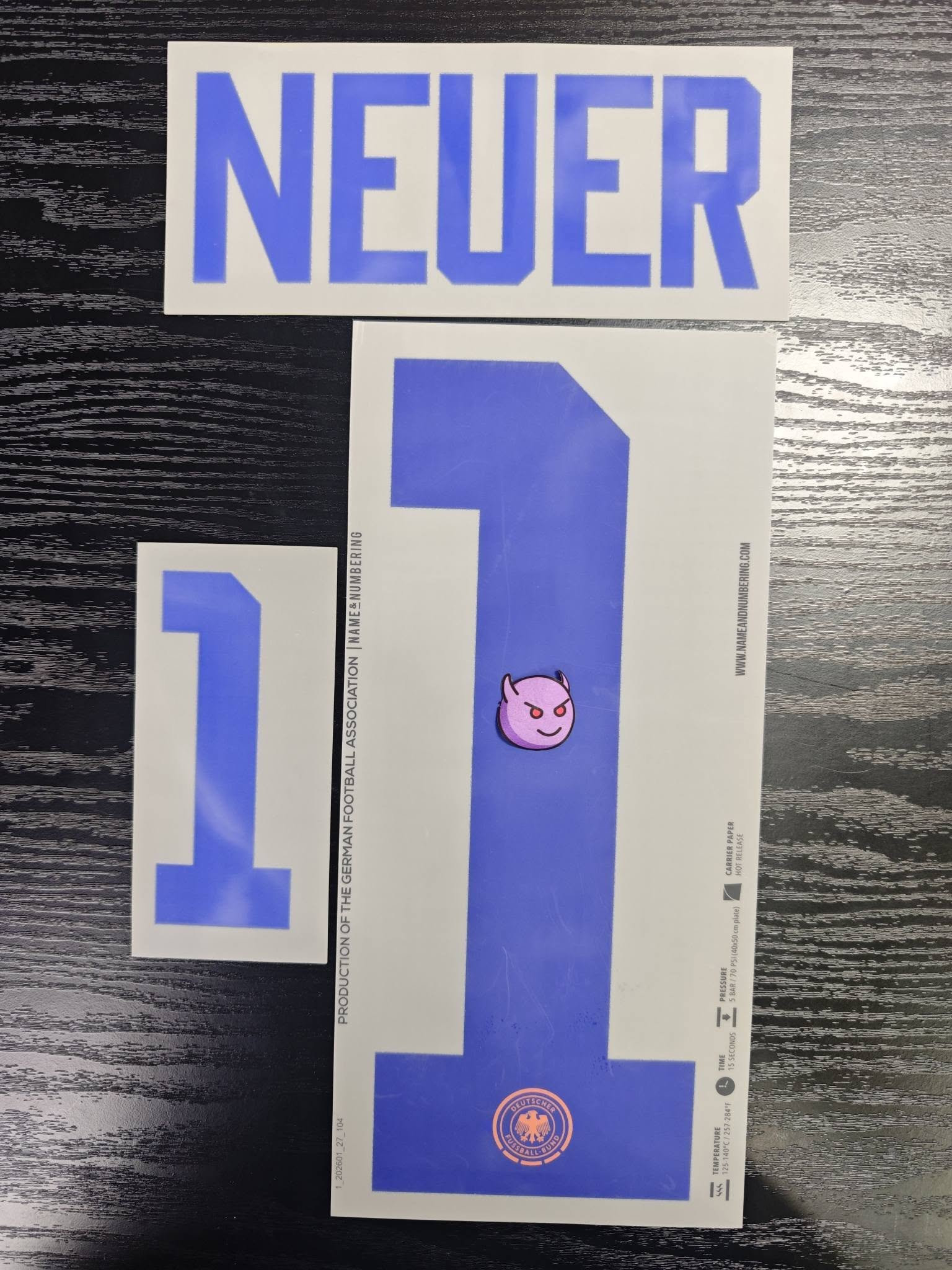 原裝 2026 德國 客 龍門 NEUER 印字
