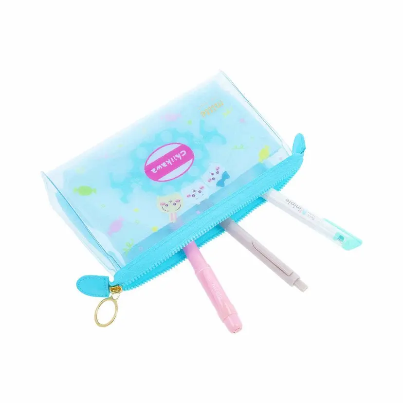 現貨🌸日本直送 |Chiikawa日版化妝袋/收納袋/多用途小袋（藍）