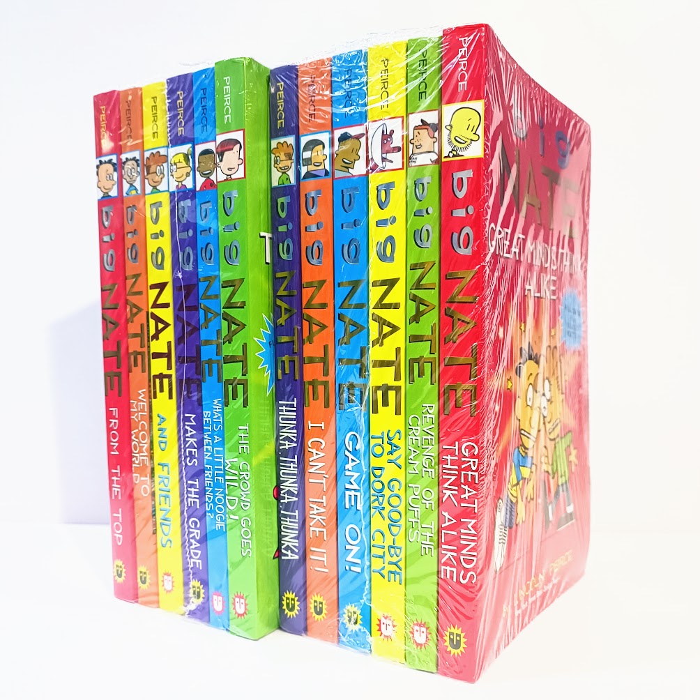 Big Nate 12 books Collection by Lincoln Peirce  |Age 8-12 | 全彩 |大內特冒險記  |B417