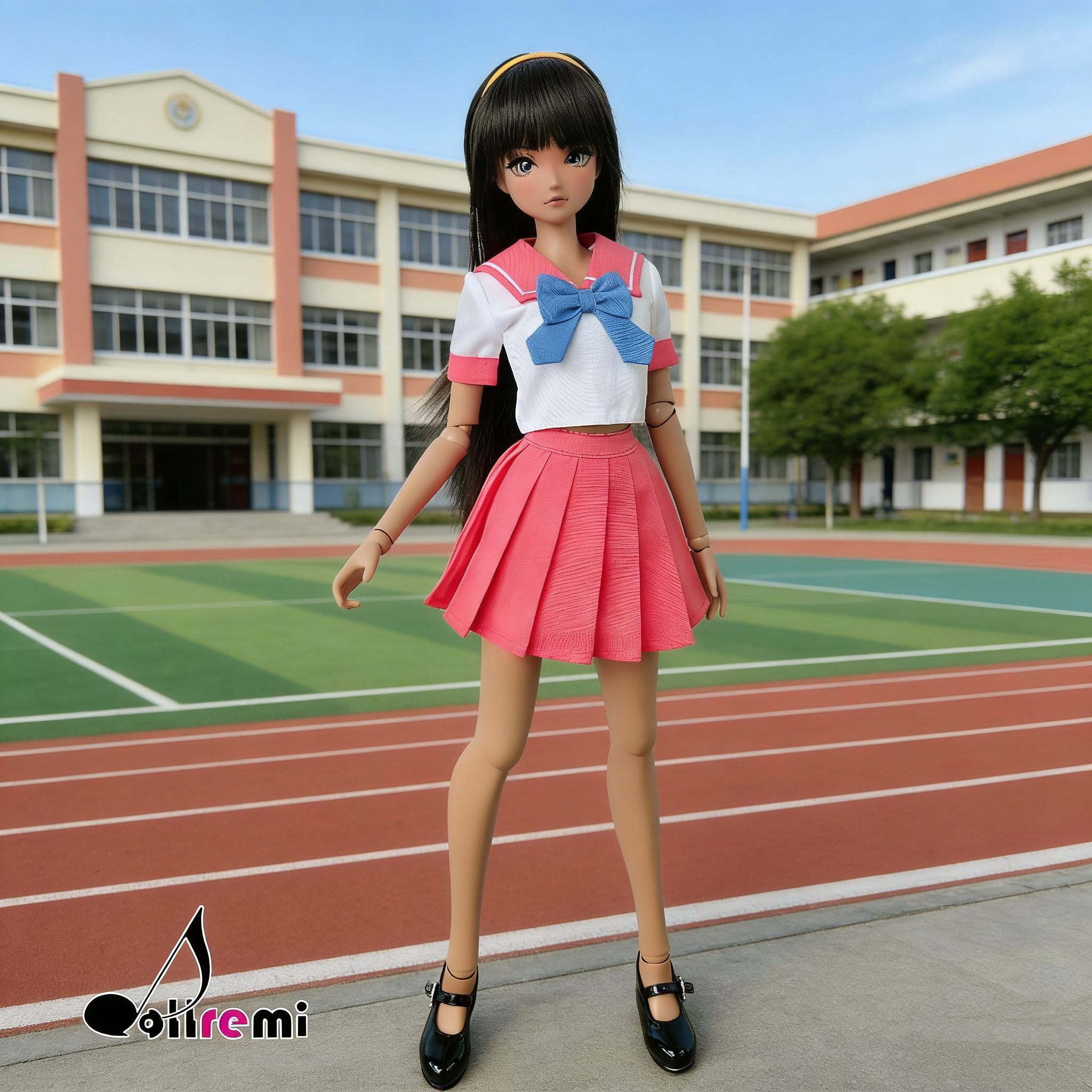 【dollremi】(DD0905) COS 烏龍派出所 KochiKame 早乙女沙織 Saori Saotome 學校制服 School uniform