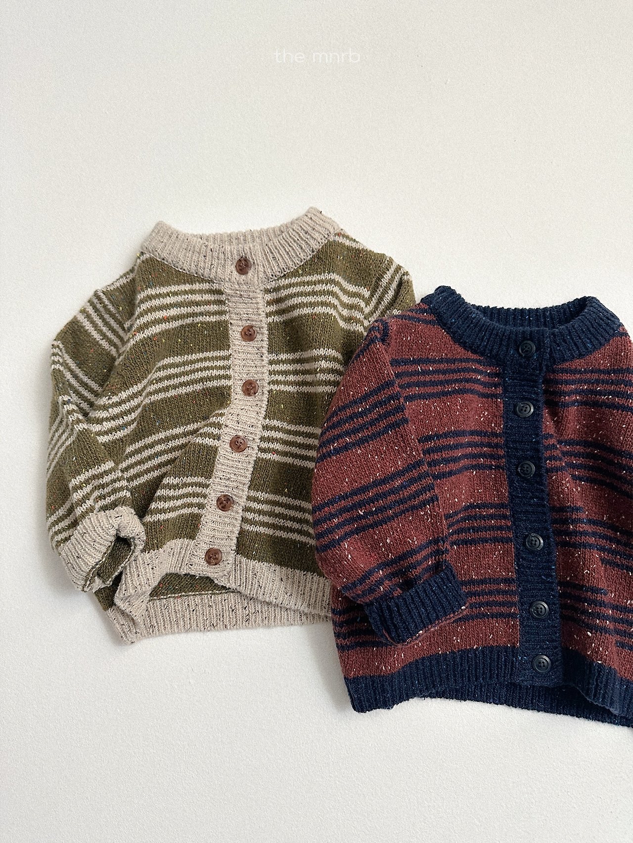 Mnirobe |  Four Line Knit Cardigan