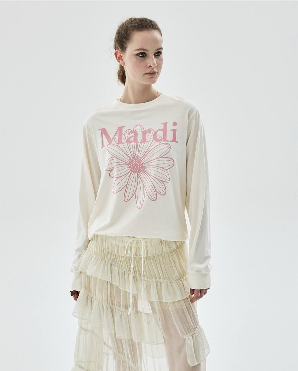 MD87 MARDI: Tshirt Long Sleeve Flowermardi