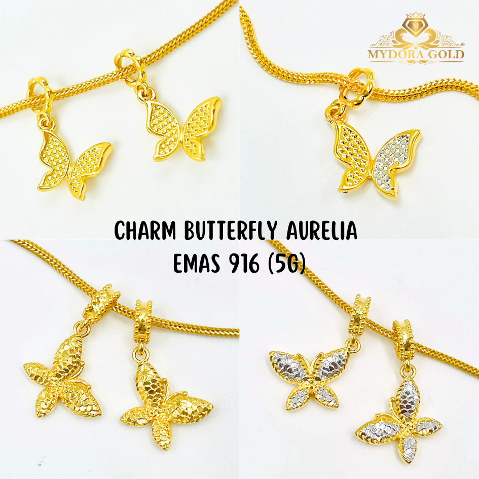 MYDORA Charm Butterfly Aurelia (5G) l EMAS 916/22K