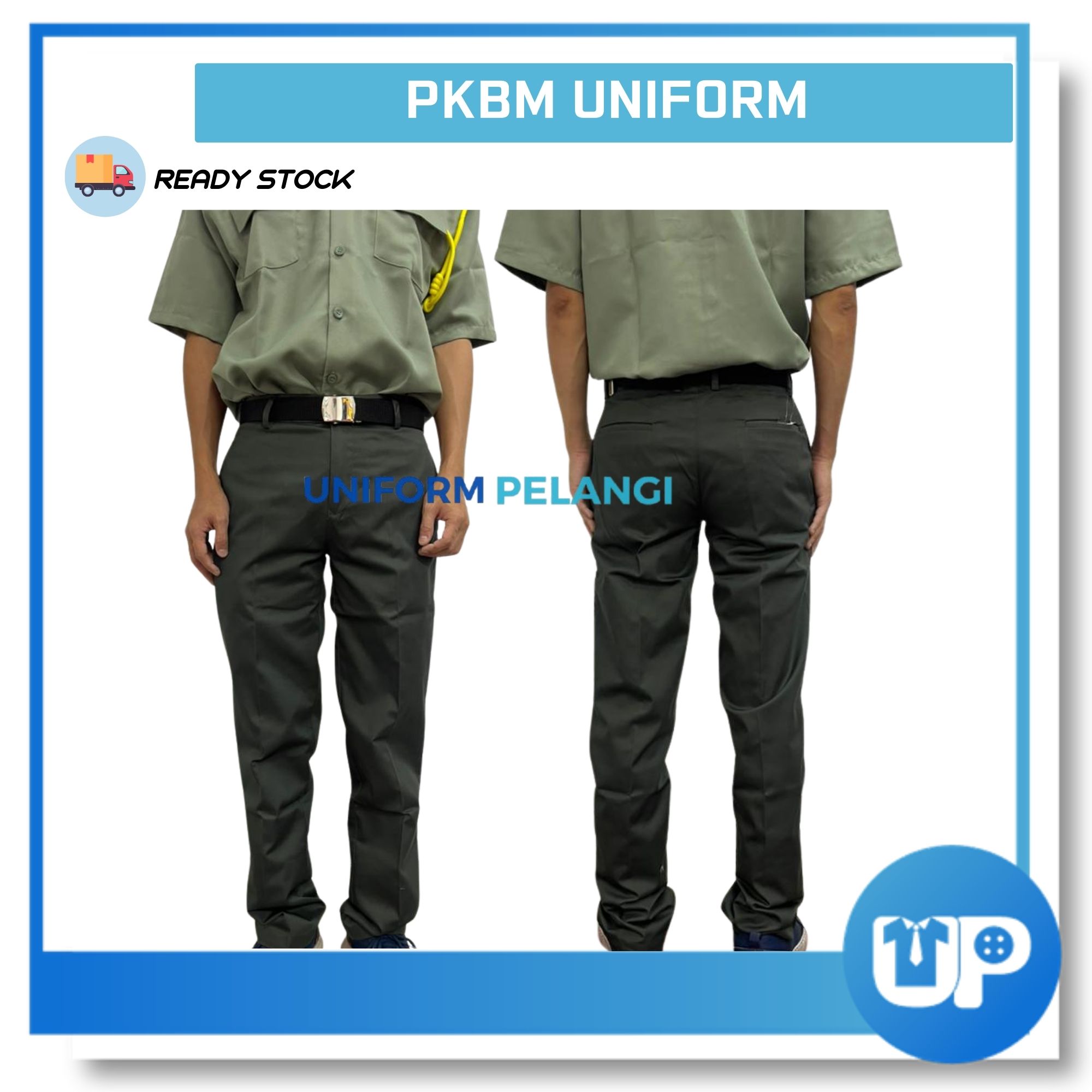 Uniform Kadet Bersatu PKBM Lengan Pendek Kemeja Pakaian Seragam Uniform Kokurikulum