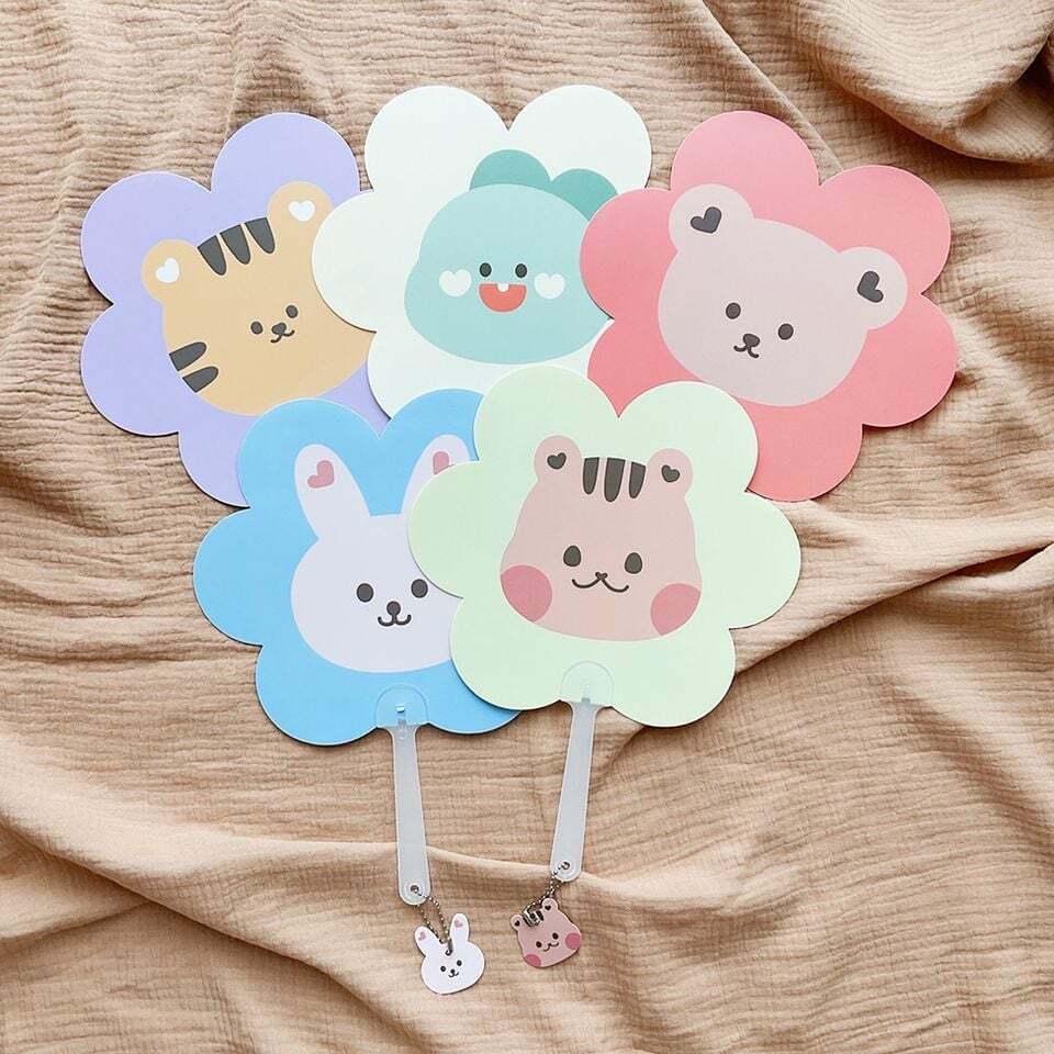 Dottodot 限定花花動物手搖扇