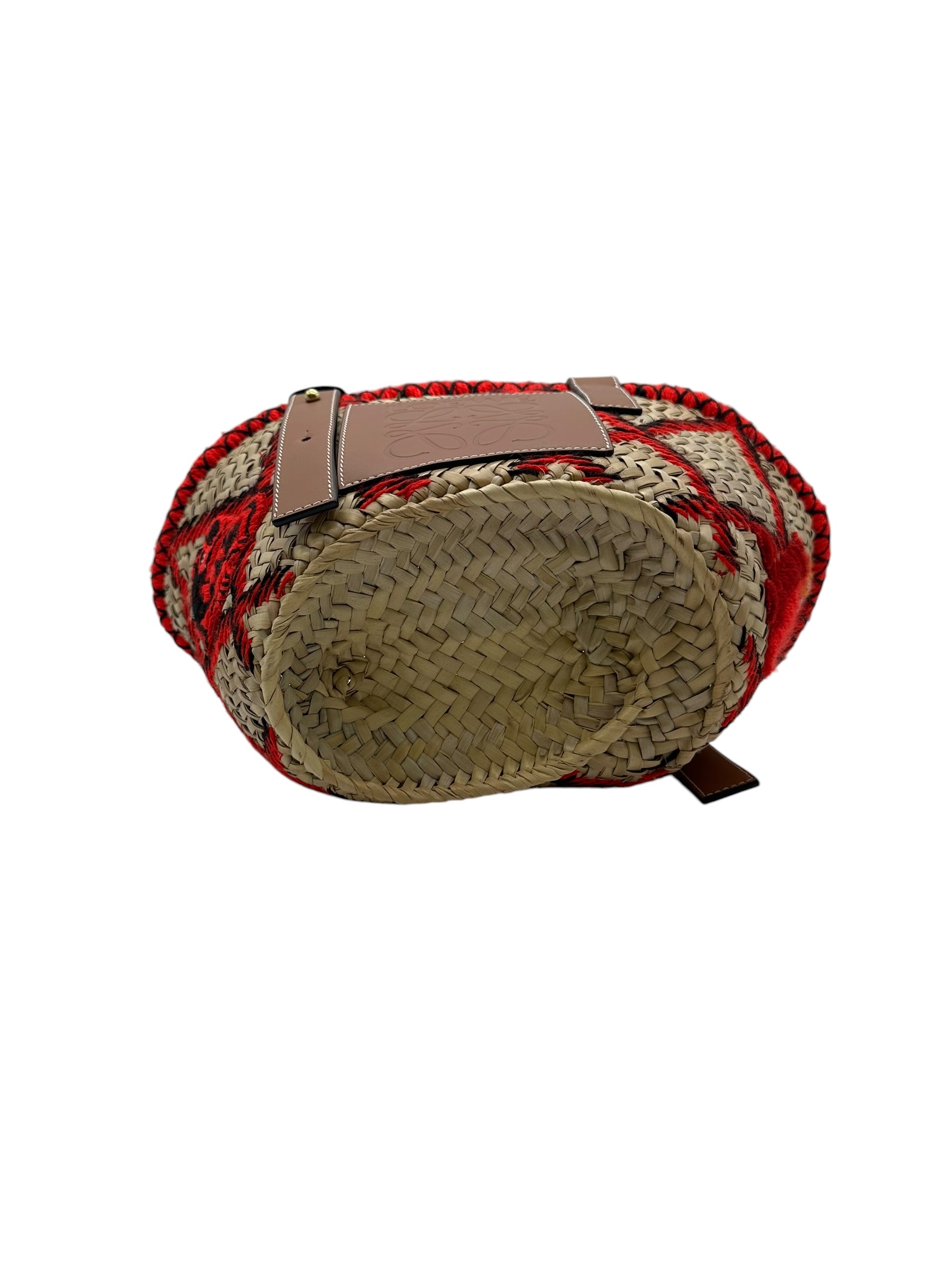 Pre-owned LOEWE Straw-woven Bamboo Basket Bag / Product Code: 071301