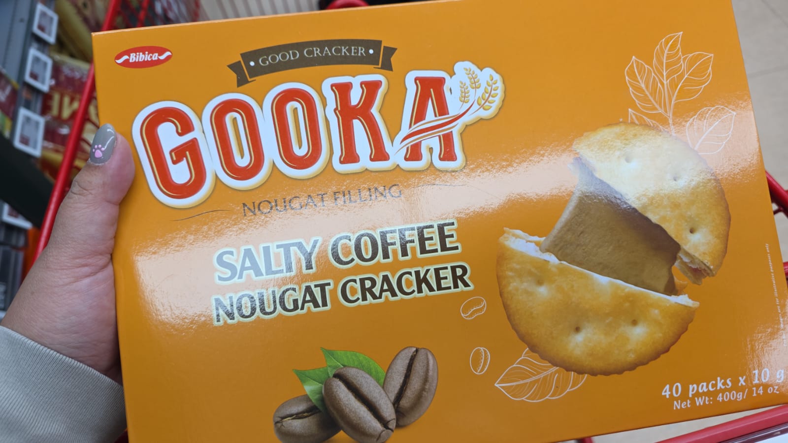gooka salty coffee nougat cracker