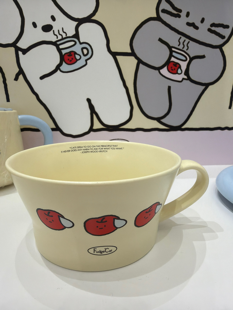 Fudge Cat Plate & Bowl