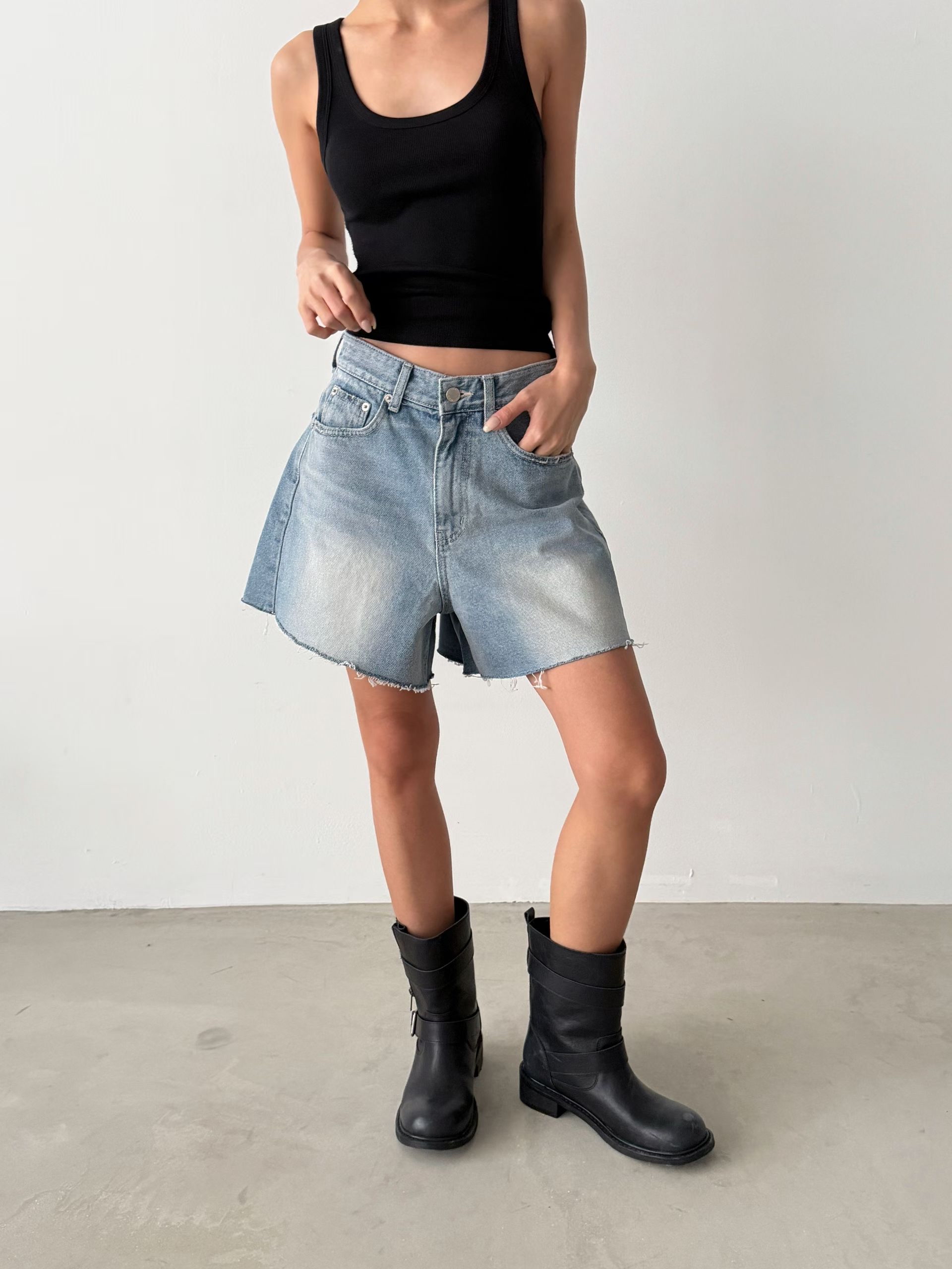 Denim shorts #pt70