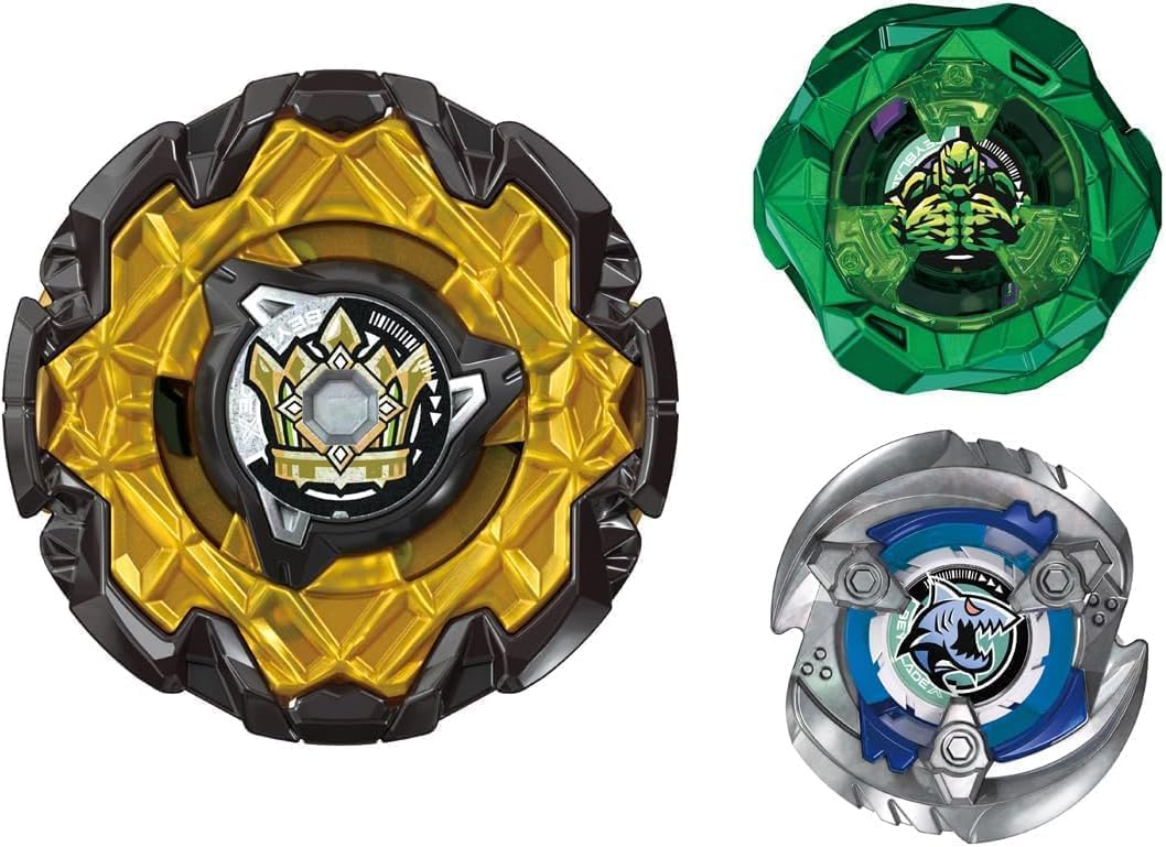 港版現貨 Takara Tomy 爆旋陀螺X - CX-11 甲板套裝 (帝皇霸權 HOp, 魔像巨石 M-85HN, 烈鯊鰓刃 5-60FB)