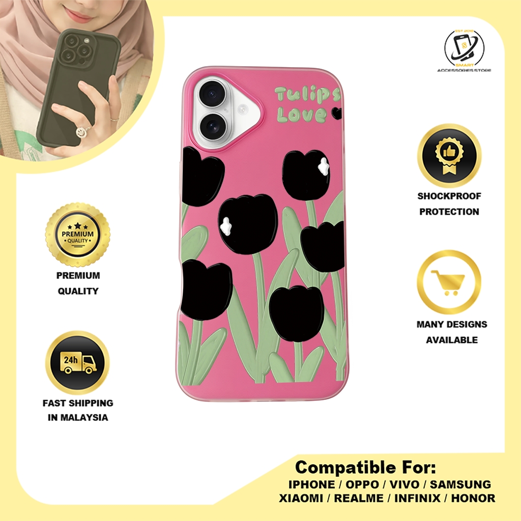 JELLY CASE PHONE FOR IPHONE - DESIGN FLOWER R