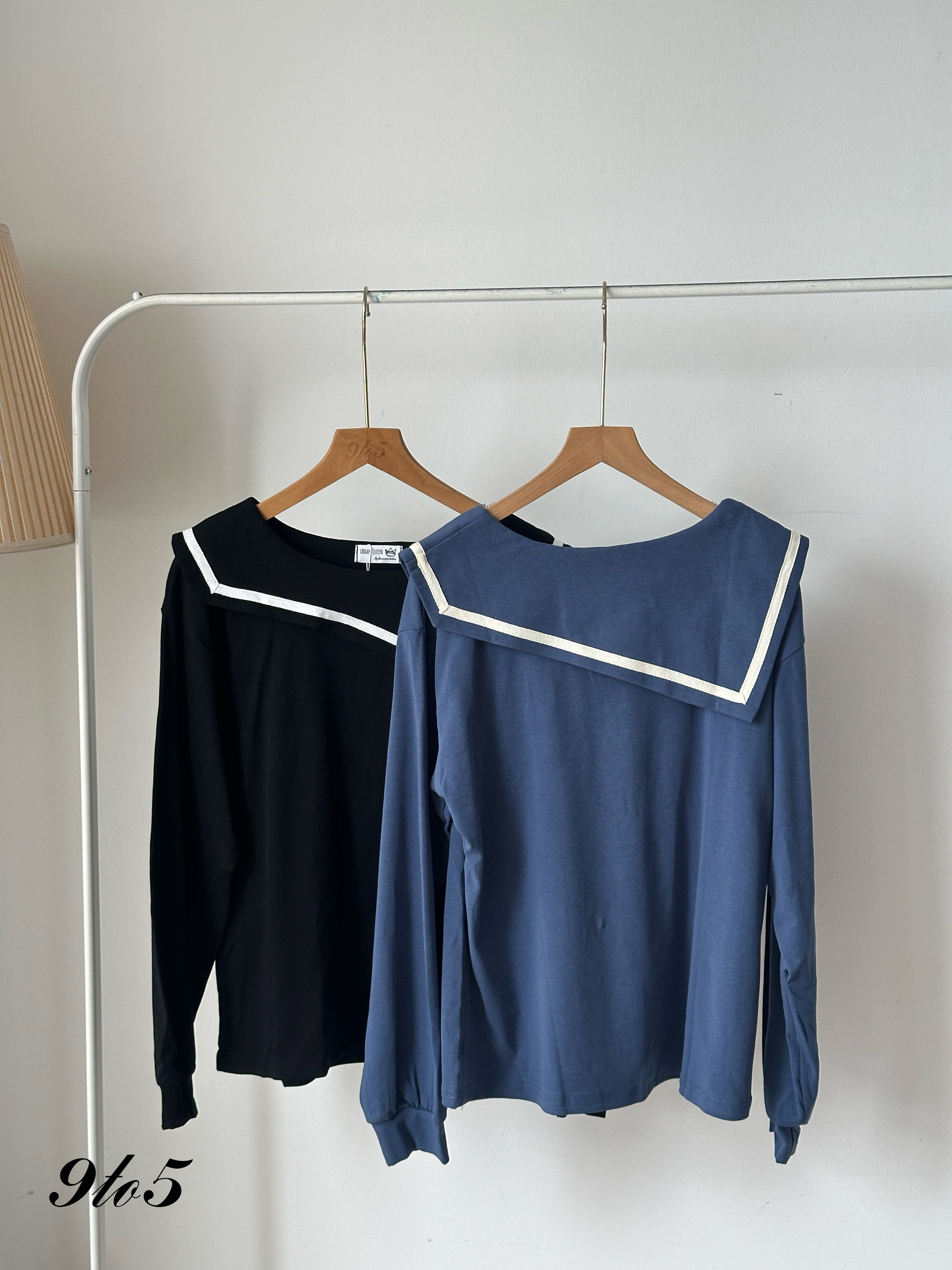 T4053 Sailor Collar Top - 4 Colors 
