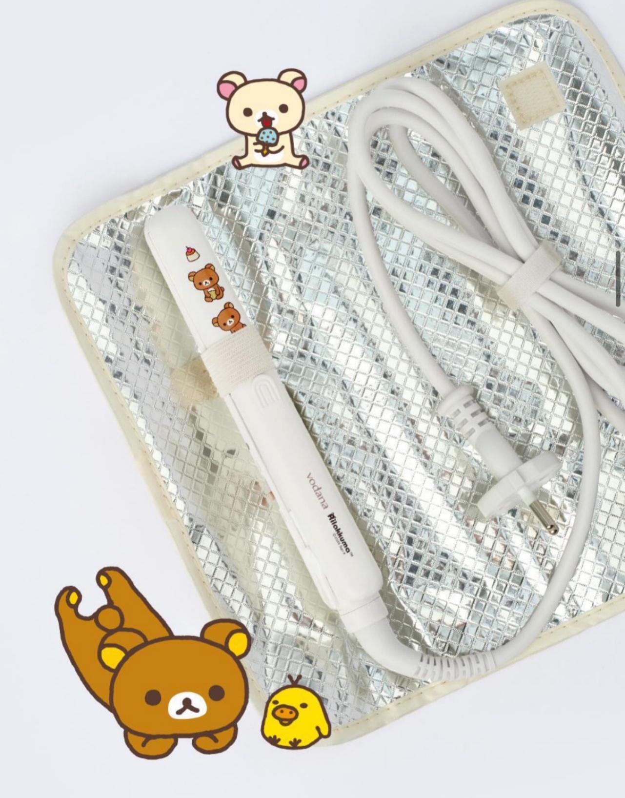 《預訂貨品》全新韓國限定 vodana  x  Rilakkuma 直髮夾。附送對裝髮夾及隔熱收納袋
