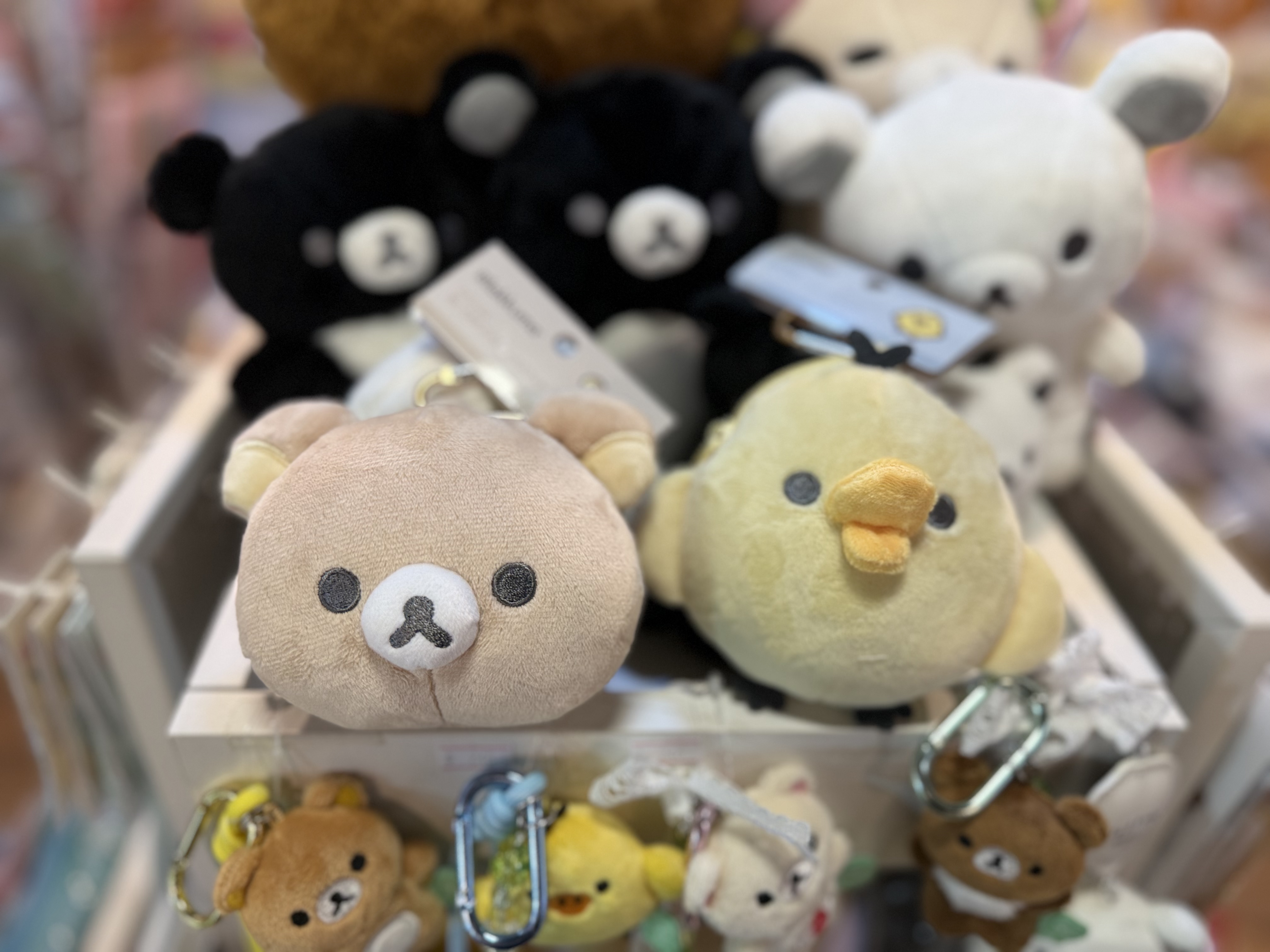 《現貨》全新Rilakkuma 毛毛小物袋掛飾