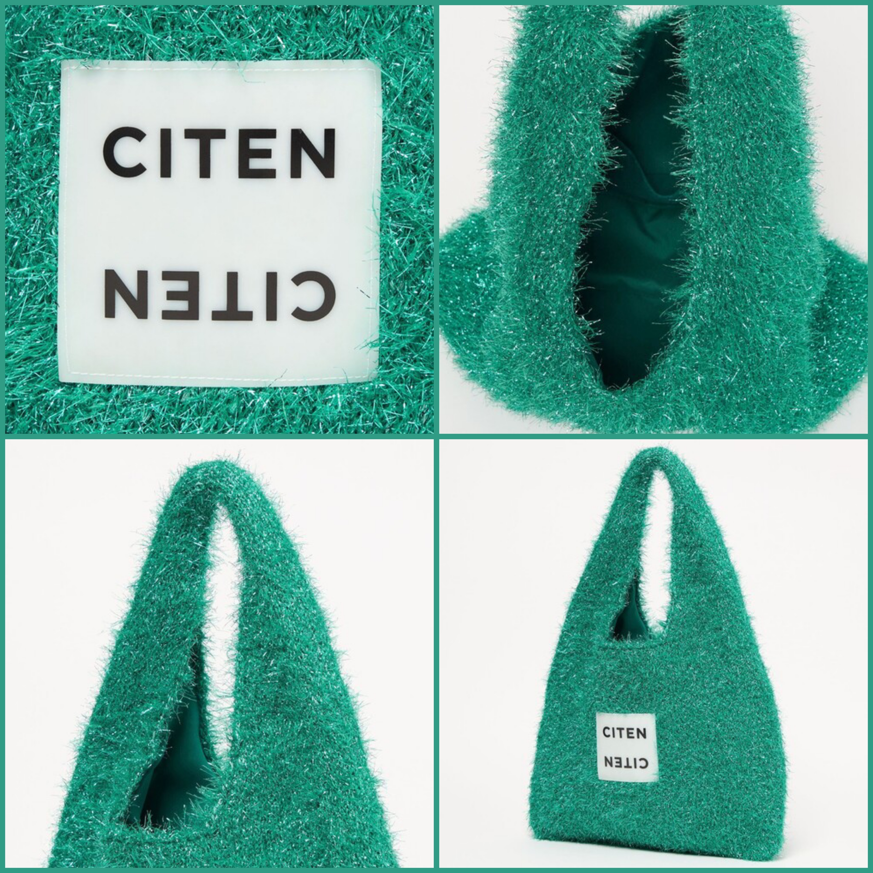 【秋冬新款入荷】【✨️日本🇯🇵 pre-order CITEN 閃亮單孭袋✨️】 【共3色 | 粉藍色/綠色/黑色】