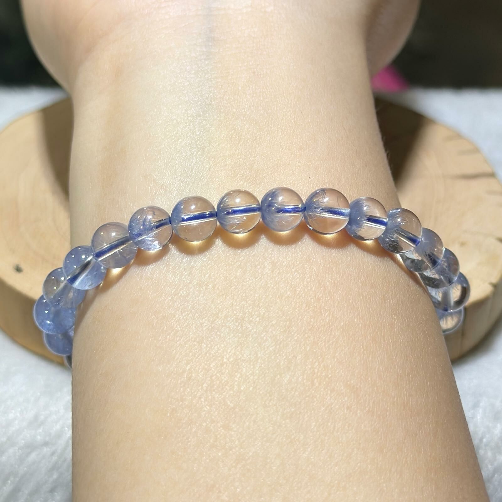 高品半盤✨藍線石手串 6.5 mm +/-