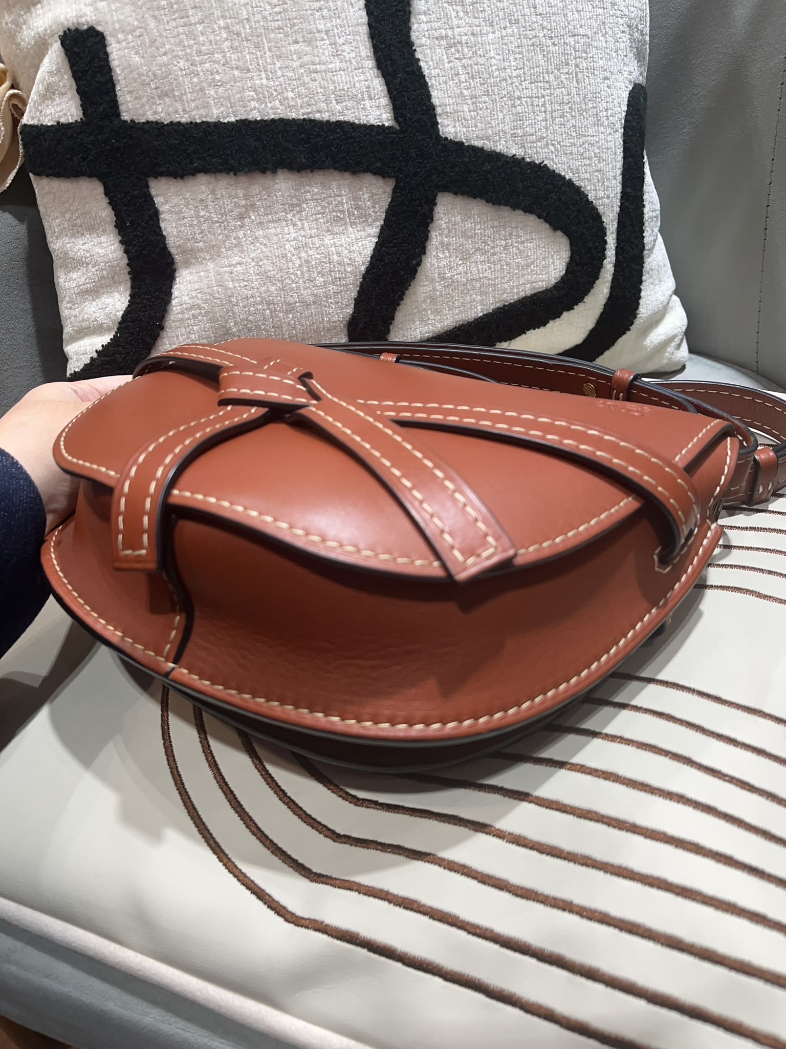 Loewe Gate Small Calfskin Shoulder Bag 100%Authentic, 95%New ☑️Dust bag