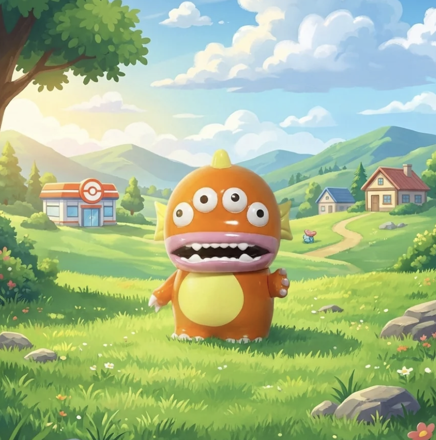 ### 大口怪獸 Big Mouth Monster (小火龍版本）