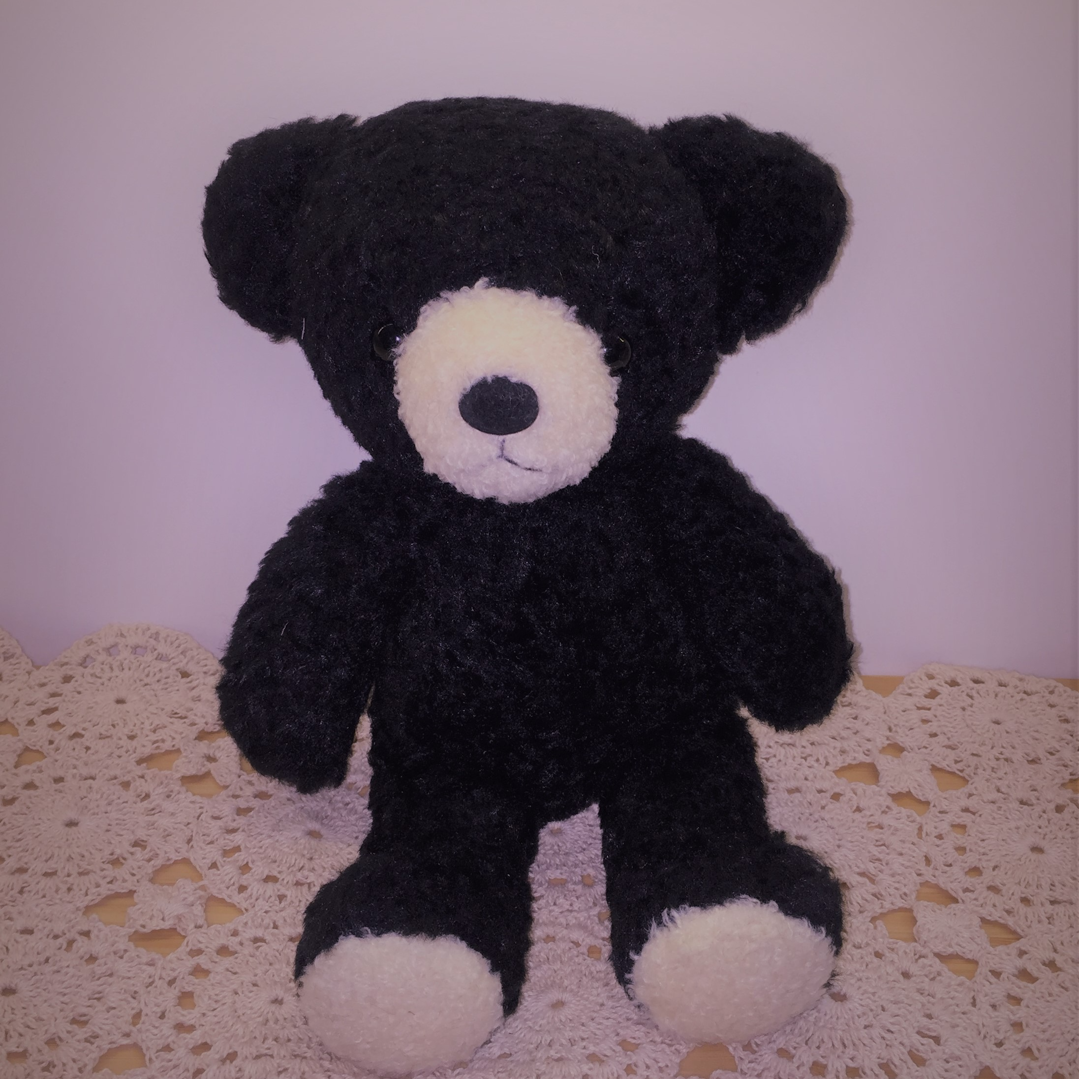 毛絨公仔小熊 S (黑色)