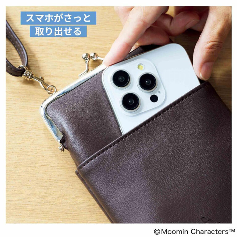 MOOMIN 扣環式智慧型手機單肩袋&掛飾    OB004038