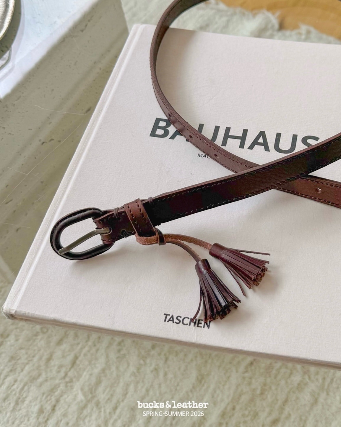 預訂_20mm Tassel Belt By Bucks & leather