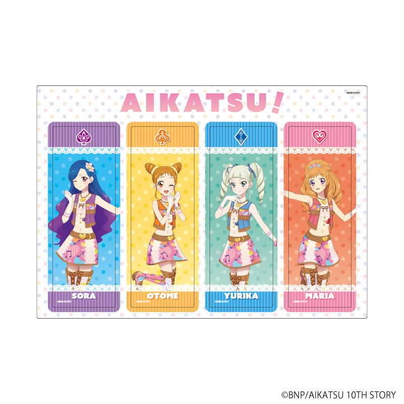 4連透明書籤 星夢學園 Aikatsu! 02 B款 #P-AKG0369 [A3] (PRE-ORDER) [2026/10]