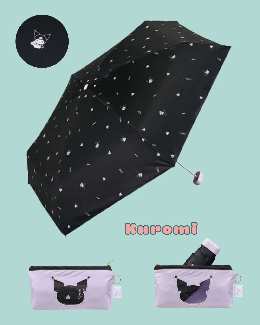 預購 / 代購【 2026SS 日本直送 Wpc. x Sanrio Characters 角色造型 晴雨 兩用 摺疊傘｜可愛粉絲必備！UV protection umbrella 】