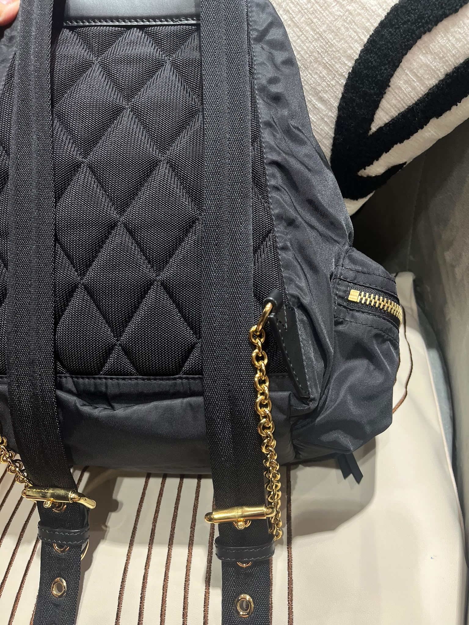 Burberry Nylon Backpack 100%Authentic, 98%New ✅Dust bag