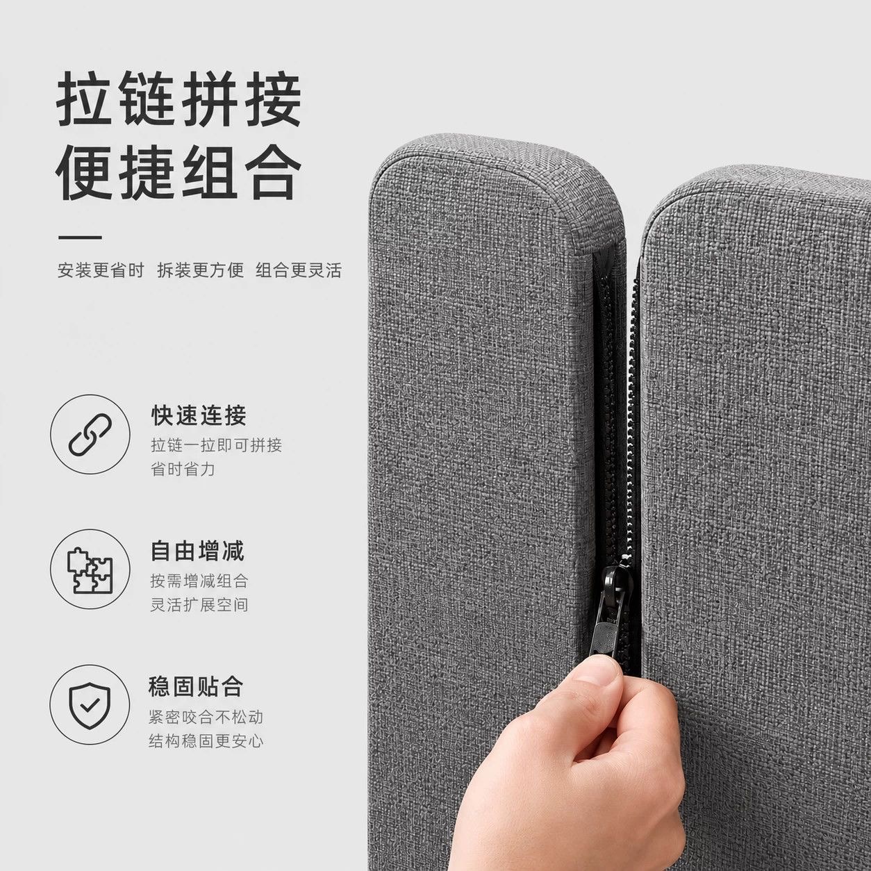 布藝簡約可移動聚酯纖維吸音屏風，辦公室摺疊多用途間隔，私隱牆咖啡廳movable partition