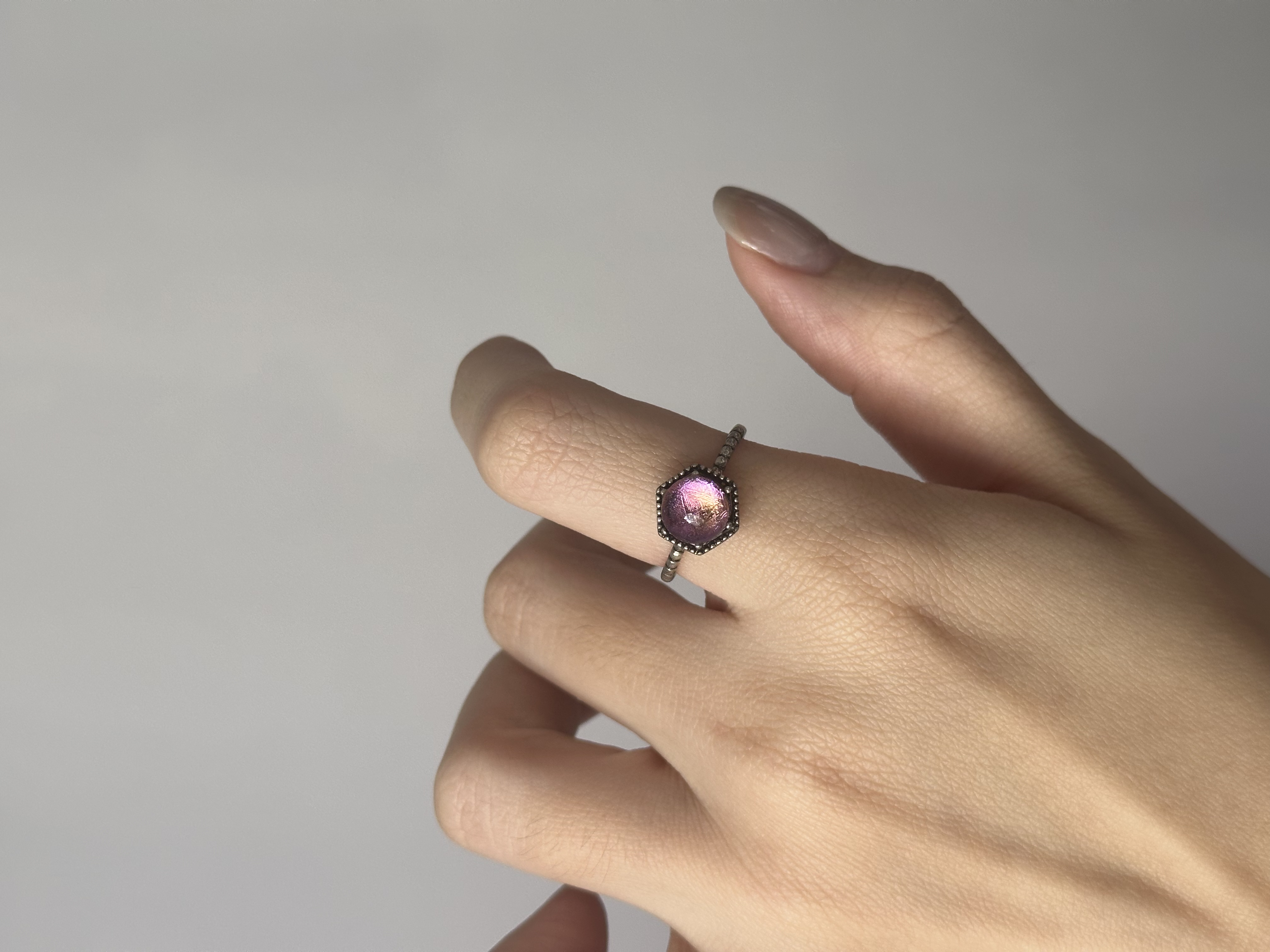 天铁戒指 ｜Meteorite Ring S925