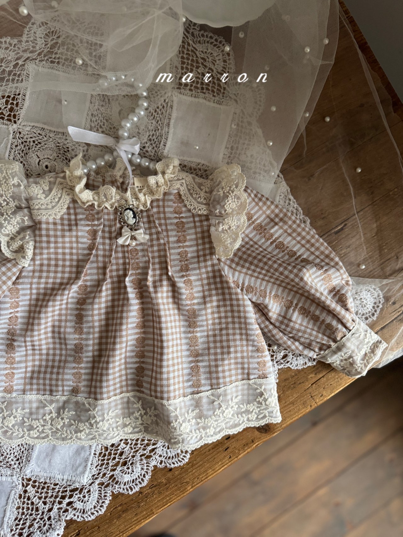 🇰🇷Marron blouse