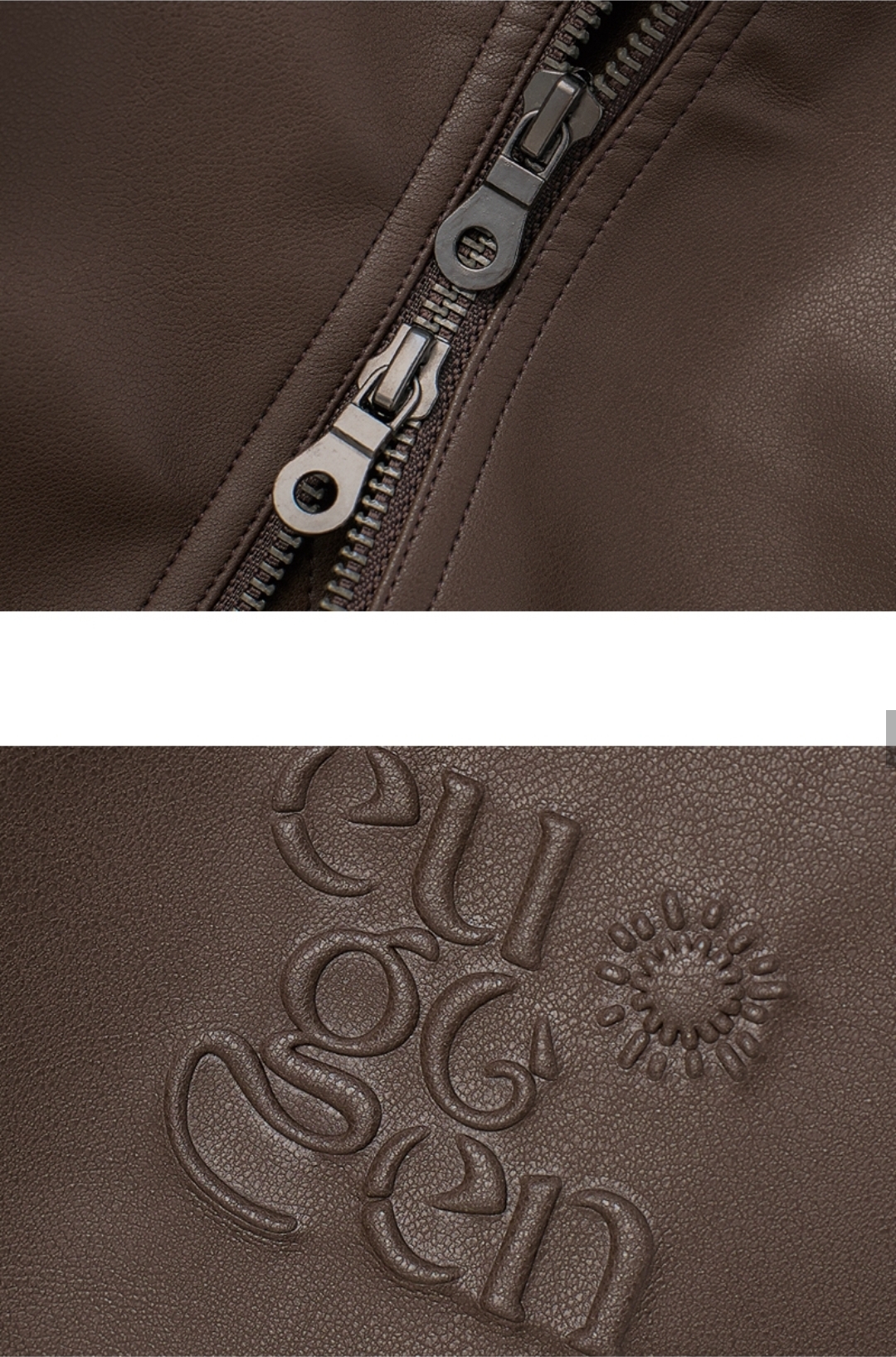 Euggen 2-Way PU 極簡氣質皮褸