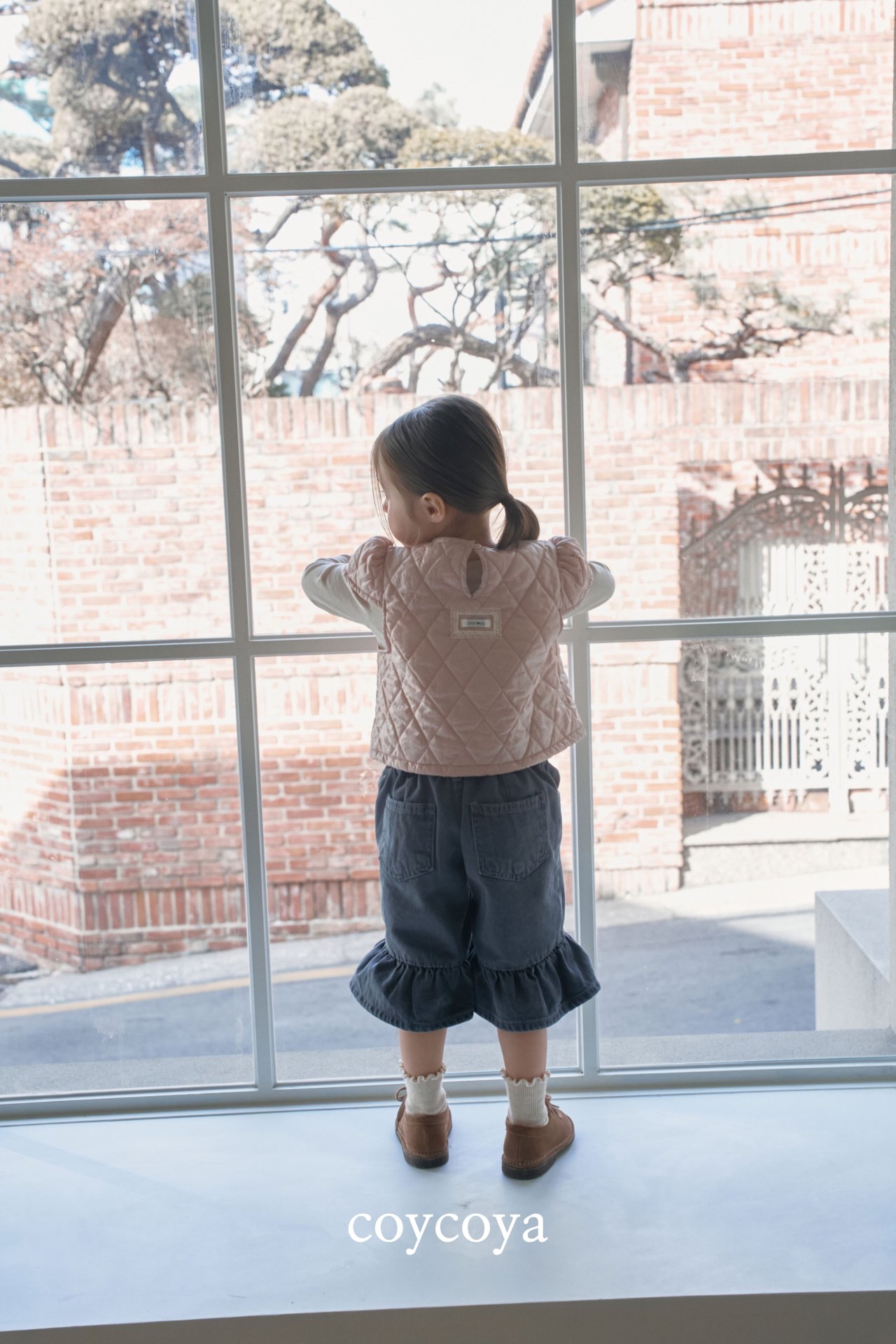 🌸預訂 韓國直送🌸🇰🇷COYCOYA兩色絎縫短袖上衣