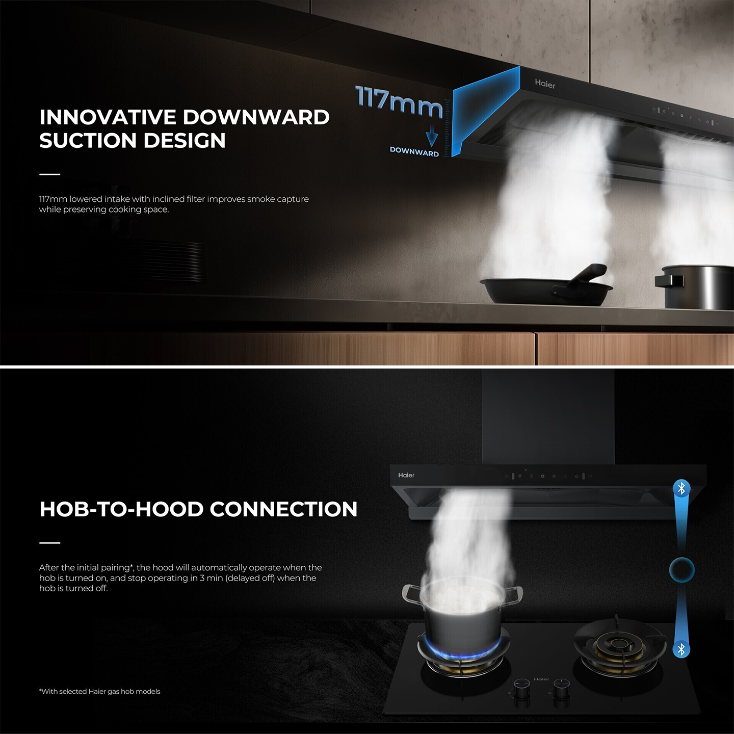 Haier T-Shape Glass Hood (HH-GT2901)