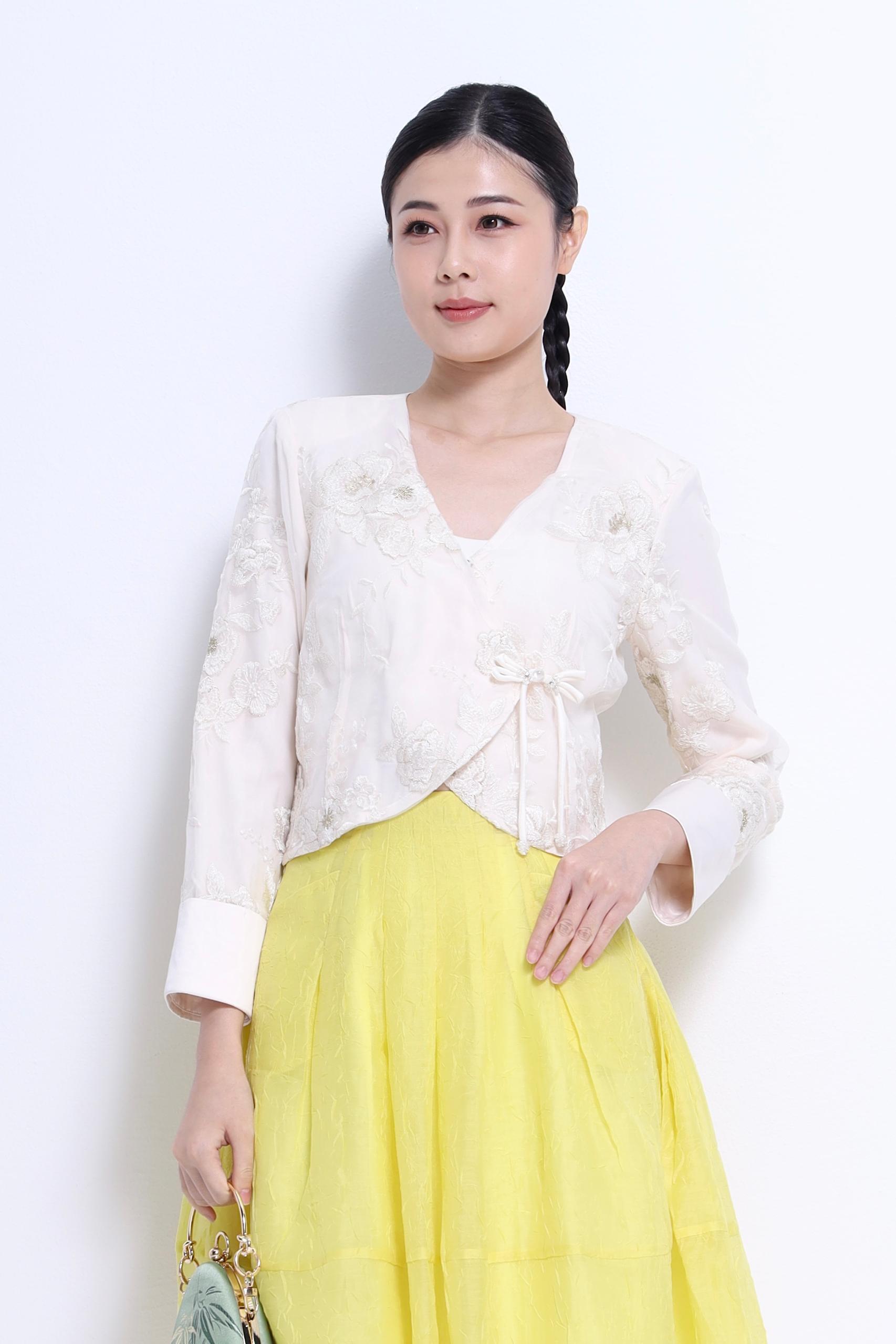 CB2686 CHEN XI L/S BLOUSE 