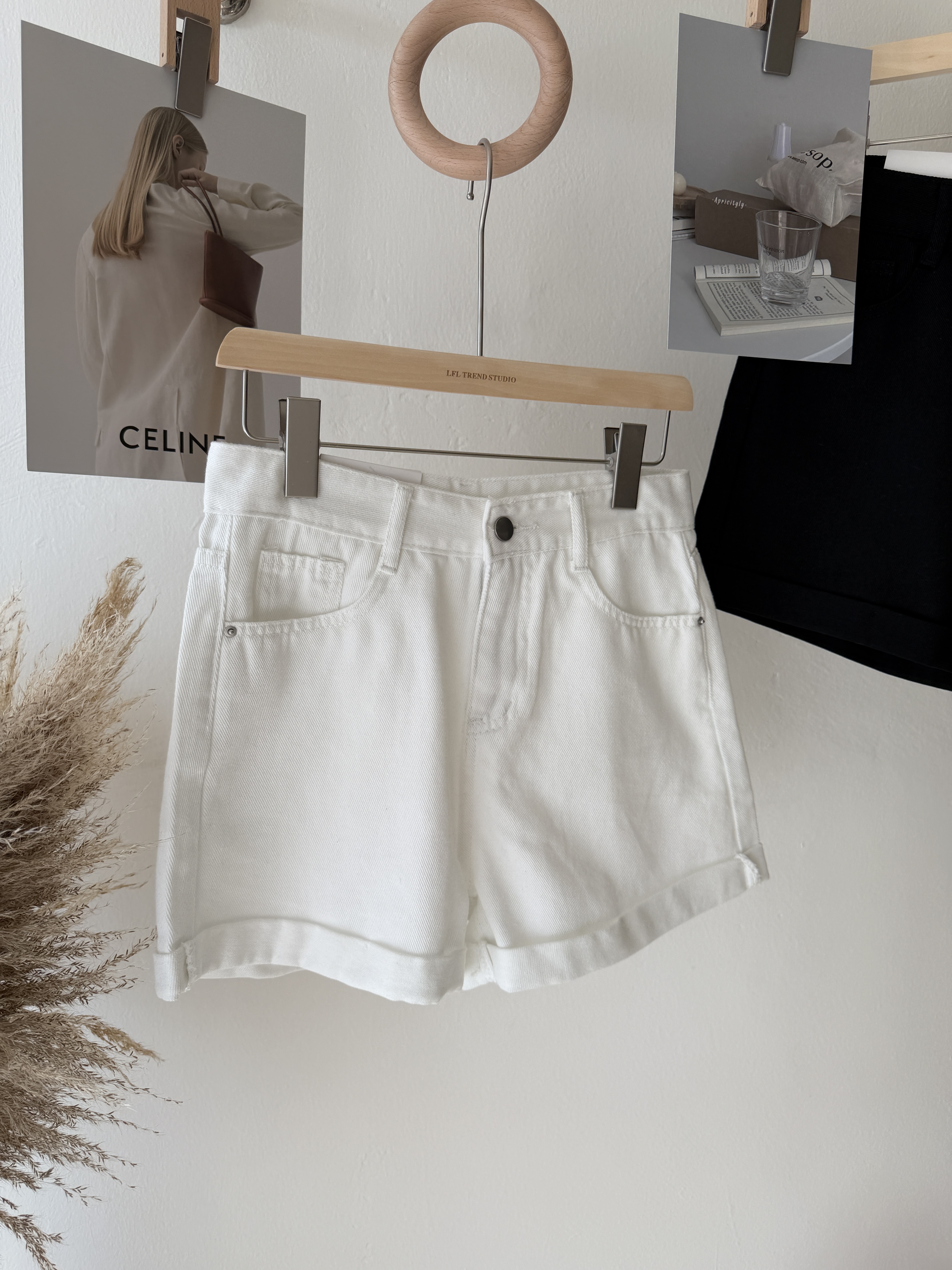 6644 爆款显瘦高腰裤