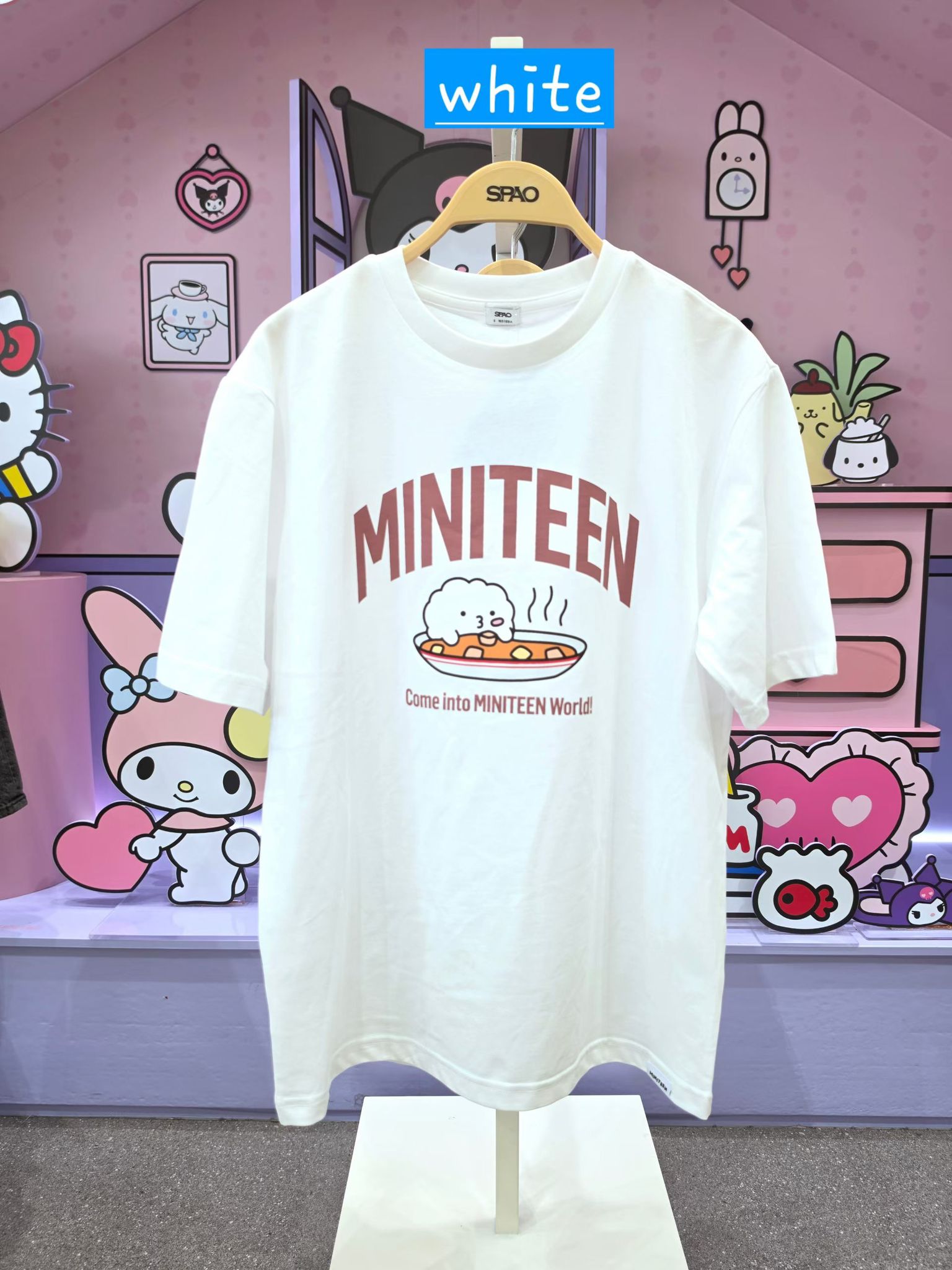<預訂第二團>🇰🇷🎤SPAO🎤miniteen同款T-shirt截止日期：4月18日星期六