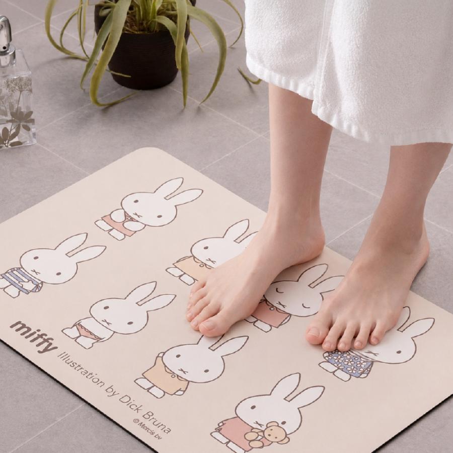 🔥🔥【日本直送《MIFFY》珪藻土軟質浴室地墊】