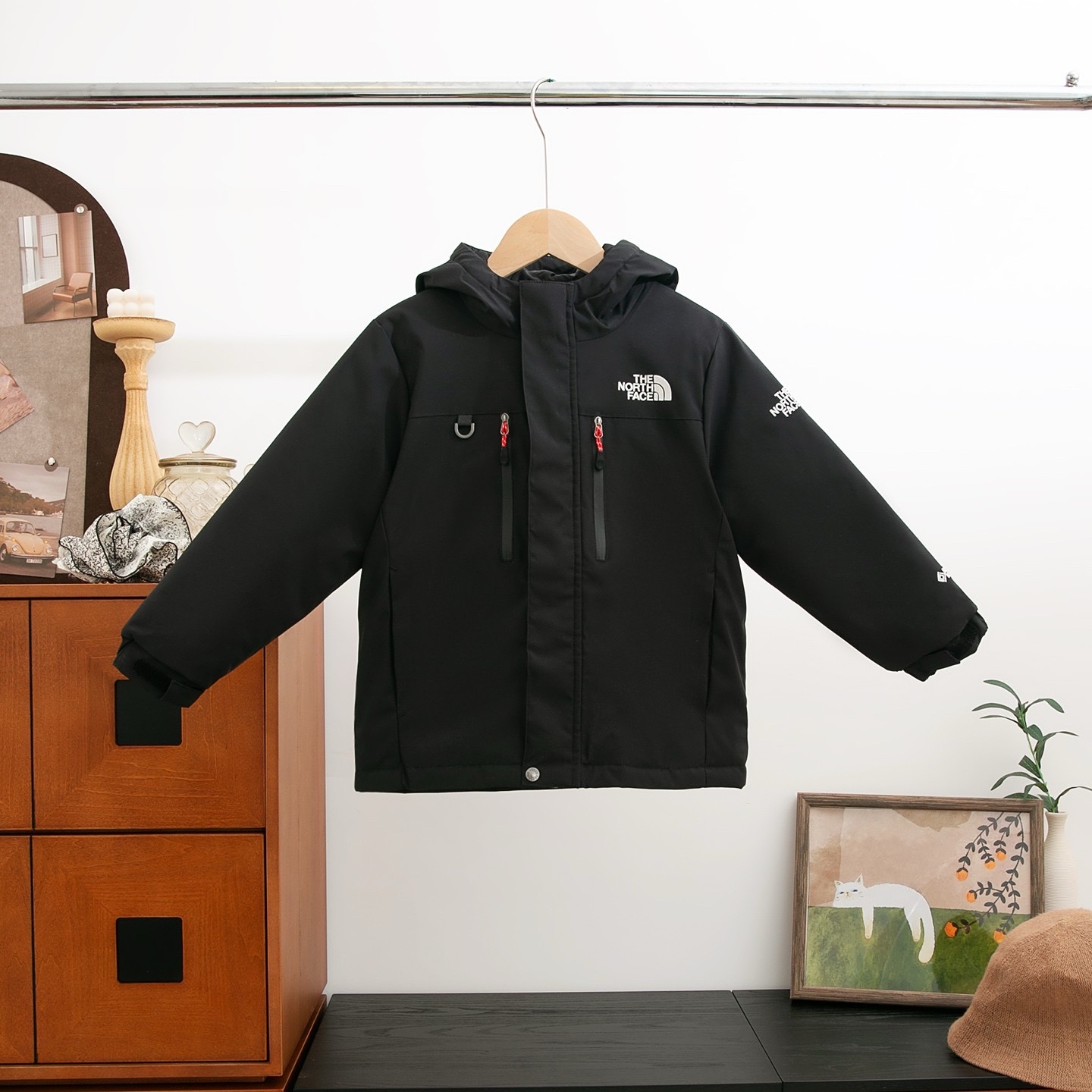 TNF厚實羽絨棉外套🧥