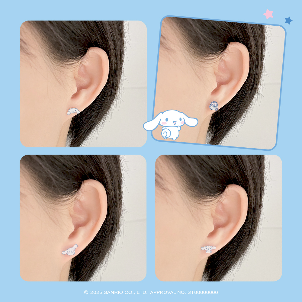 📦訂購 台灣限定 三麗鷗SanrioＸSTORY 故事銀飾 Cinnamoroll 系列 玉桂狗造型耳環