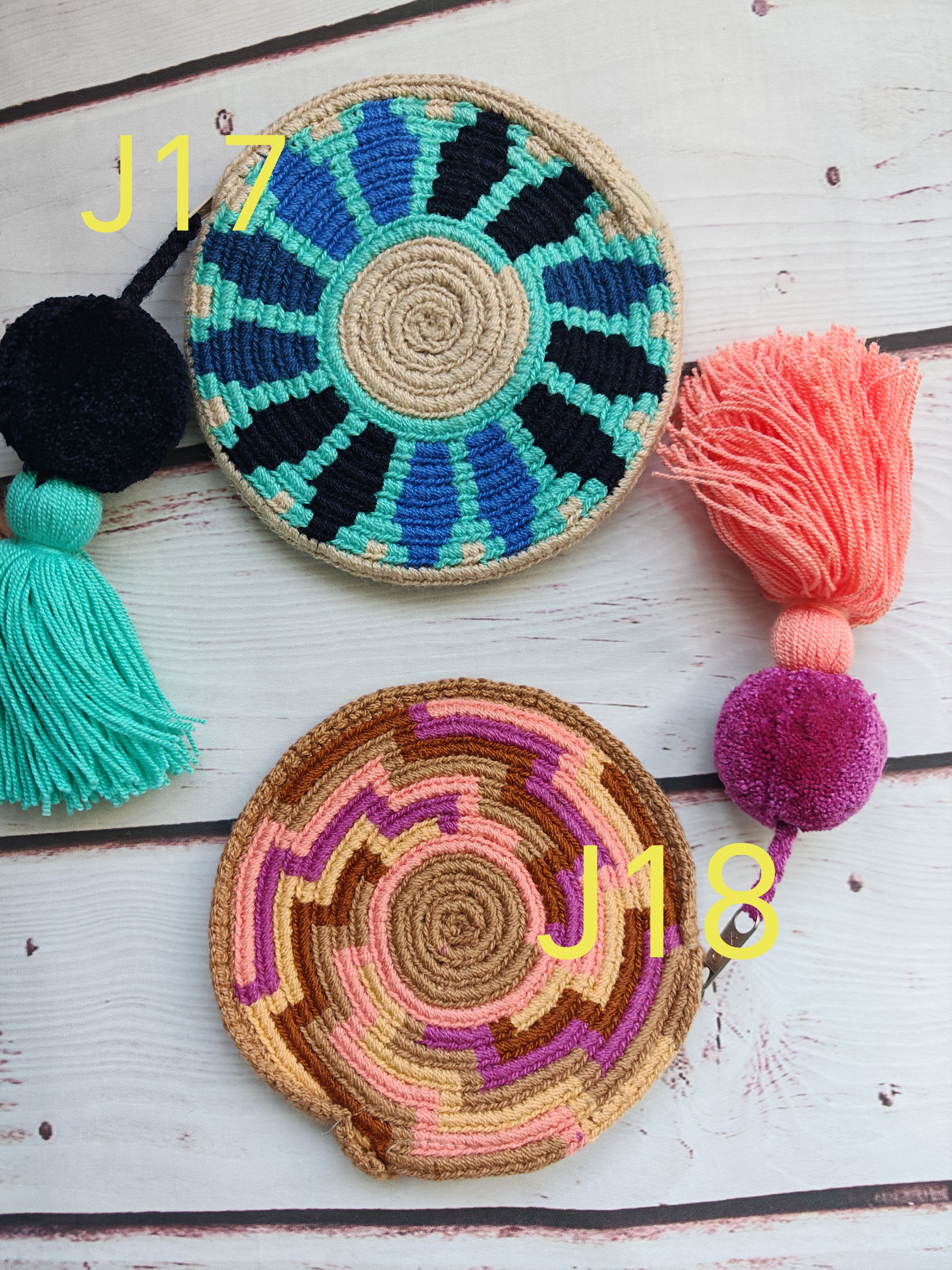 Wayuu Round Coins Bag