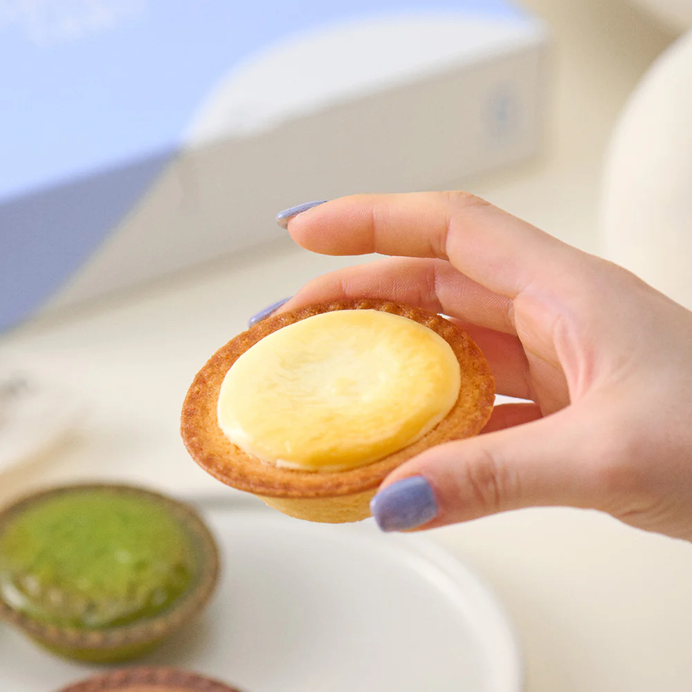 日本直送  BAKE CHEESE TART  芝士蛋撻6P BOX〈原創芝士蛋撻3個・抹茶芝士蛋撻3個〉