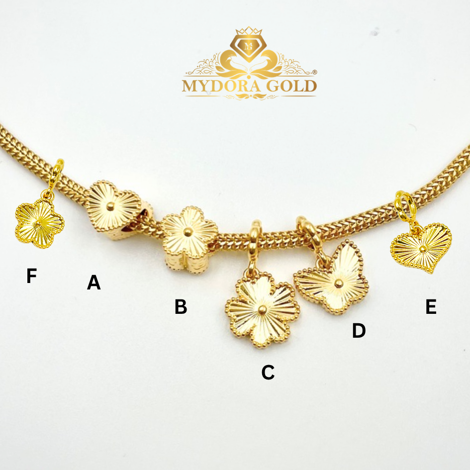 MYDORA Charm Bead The Mini Radiant Collection (5G) l EMAS 916/22K