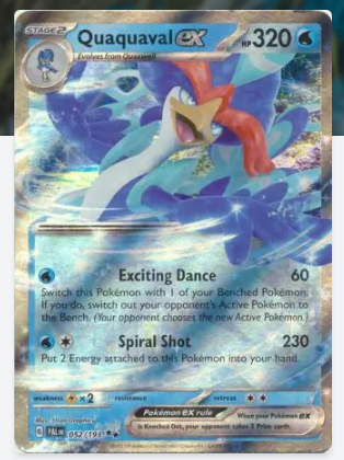Pokemon TCG Card Game - Quaquaval ex 052/193